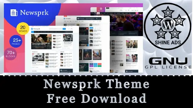 Newsprk Theme Free Download v6.7.0
