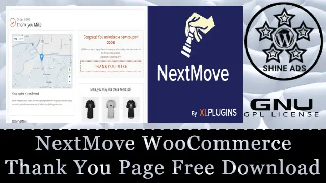 NextMove WooCommerce Thank You Page Free Download v1.17.1