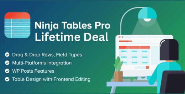 Ninja Tables Pro Plugin Free Download v5.2.9