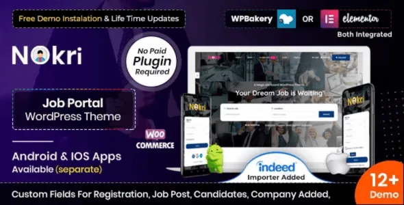 Nokri Theme Free Download v1.6.4