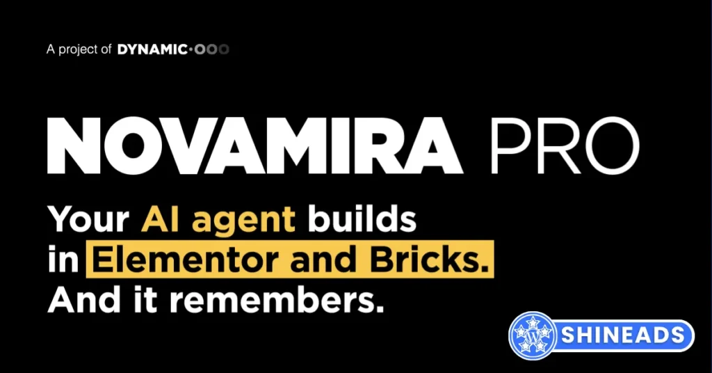 Novamira Pro - Your AI agent builds inside your WordPress