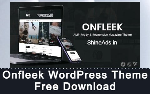 Onfleek WordPress Theme Free Download v3.7