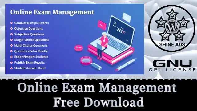 Online Exam Management Free Download v3.6