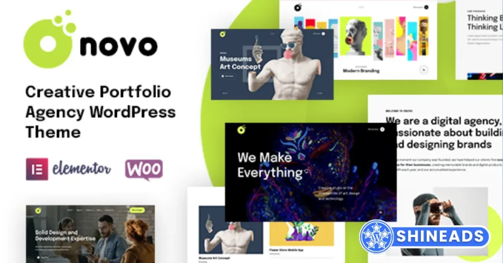 Onovo - Creative Portfolio Agency WordPress Theme