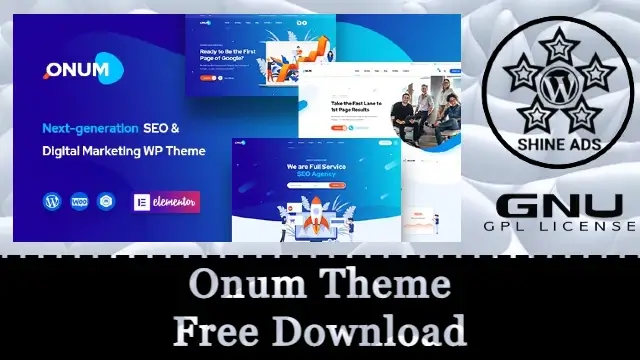 Onum Theme Free Download v1.2.16.18