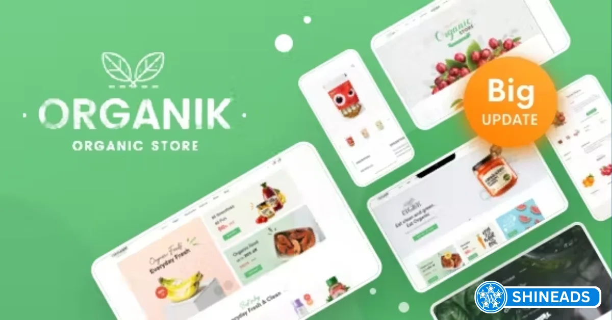 Organik Theme – Organic Food Store WordPress Theme Free Download v3.3.0