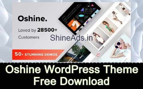 Oshine WordPress Theme Free Download v7.2.6