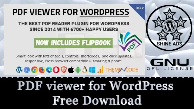 PDF viewer for WordPress Free Download v12.6.1