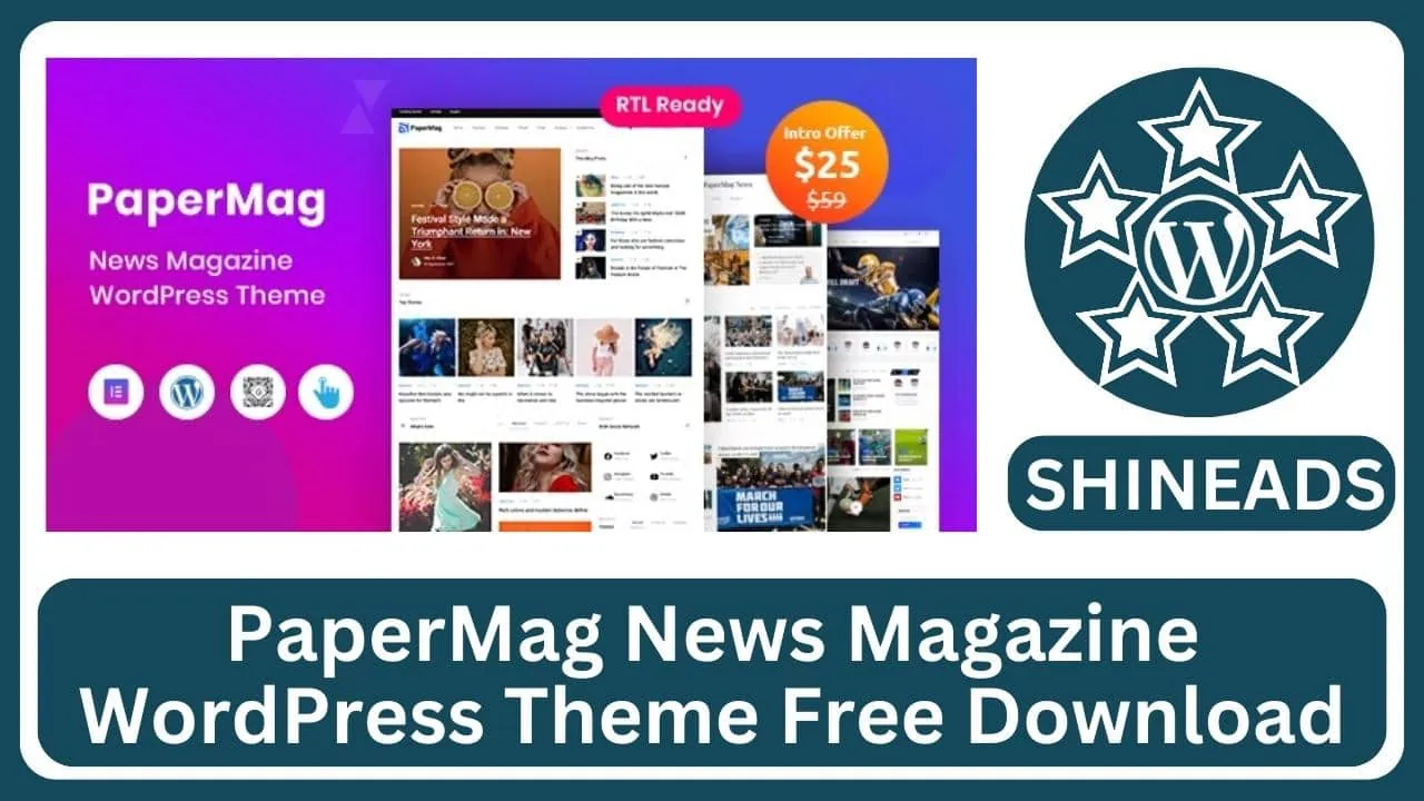 PaperMag News Magazine WordPress Theme Free Download v1.0.5