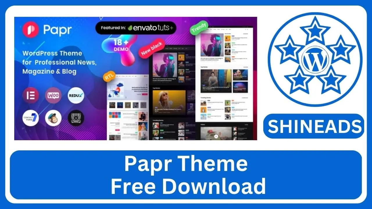 Papr Theme Free Download v1.5.4