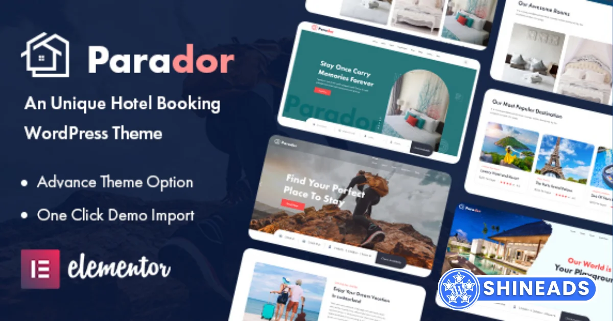 Parador Theme – Hotel Booking WordPress Theme Free Download v2.0.4