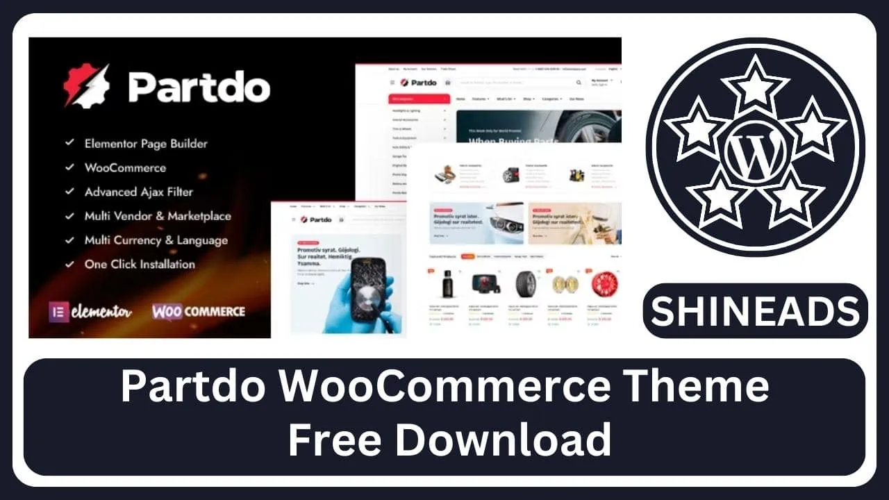 Partdo WooCommerce Theme Free Download v1.4.8