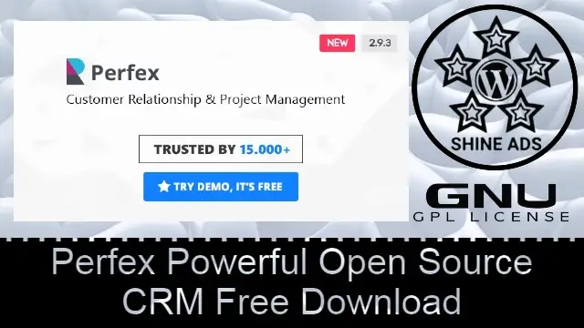 Perfex Powerful Open Source CRM Free Download v3.4.1