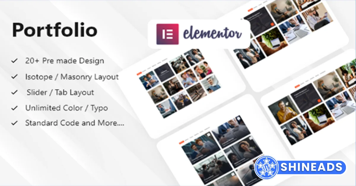 Portfolio Builder Elementor Portfolio Addon Free Download v1.2.5