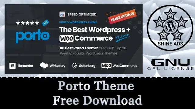 Porto WordPress Theme Free Download v7.9.0