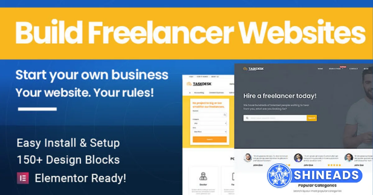 PremiumPress Freelancer Theme Free Download v11.3.3