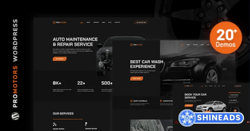 ProMotors – Car Service and Detailing WordPress Theme Free Download 1.0.5