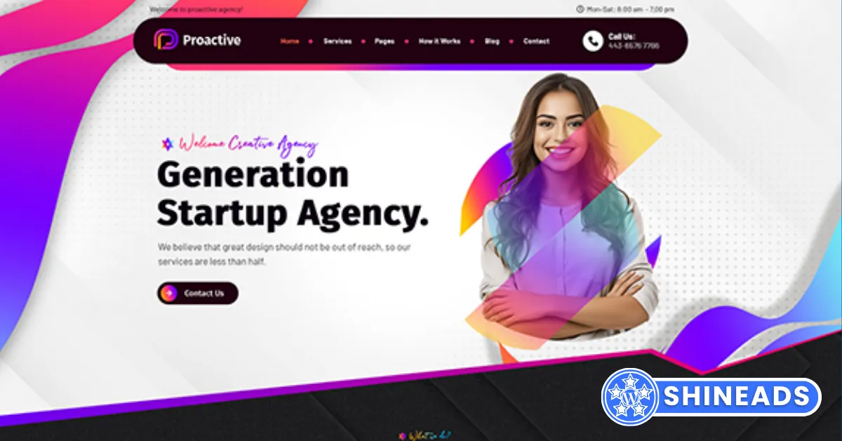 Proactive – Web Design Agency WordPress Theme Free Download v1.0.1