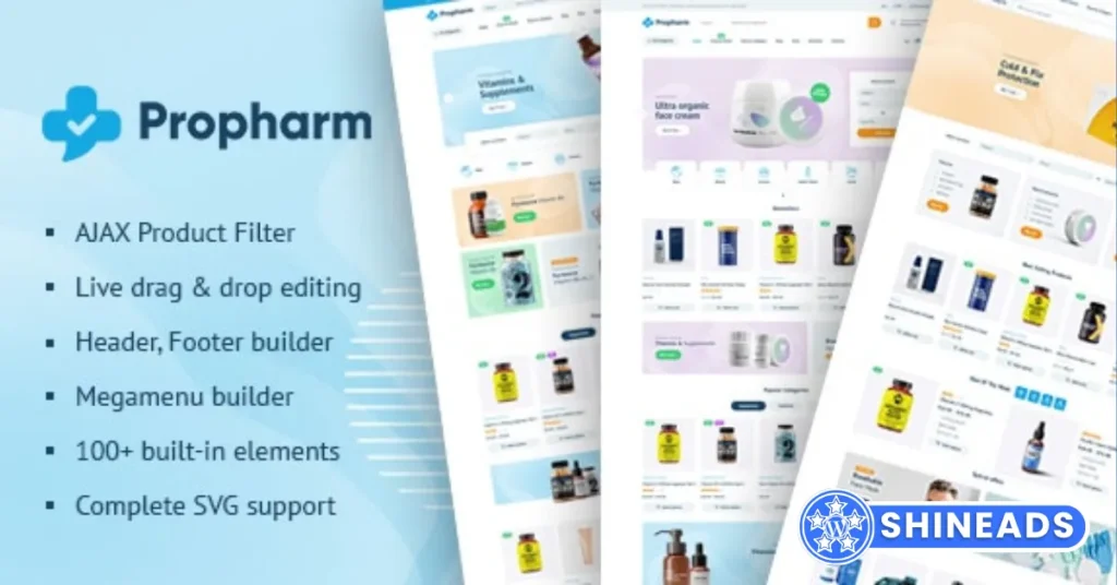 Propharm – Pharmacy & Medical WordPress WooCommerce Theme Free Download