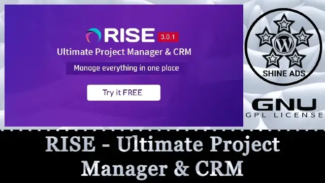 RISE – Ultimate Project Manager & CRM Free Download v4.3.4
