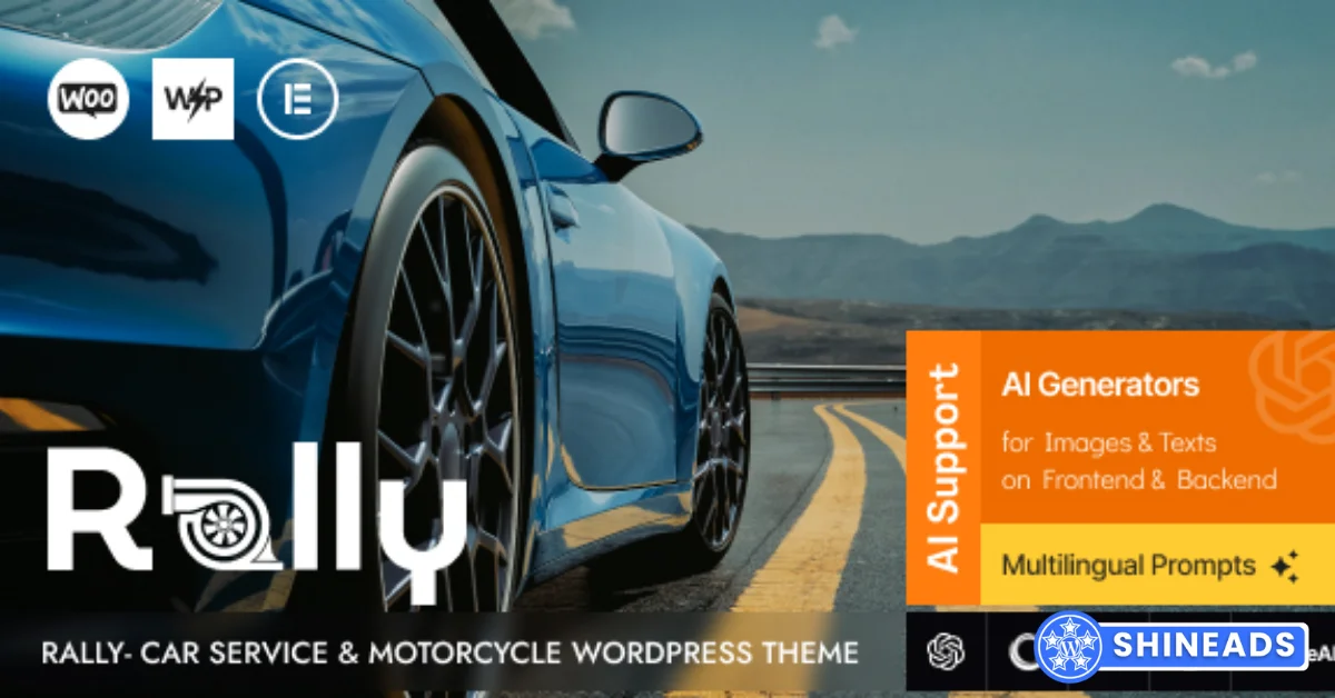 Rally – Car Service & Motorcycle WordPress Theme Free Download v1.6.0
