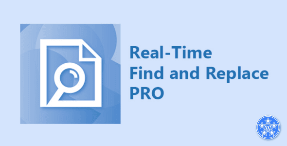 Real Time Find and Replace Plugin Free Download v4.1