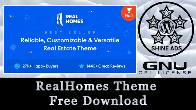 RealHomes Theme Free Download v4.5.3