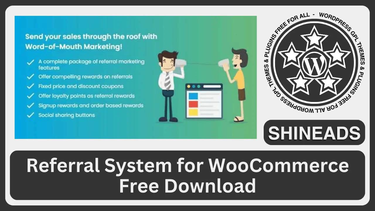 Referral System for WooCommerce Free Download v1.4.5