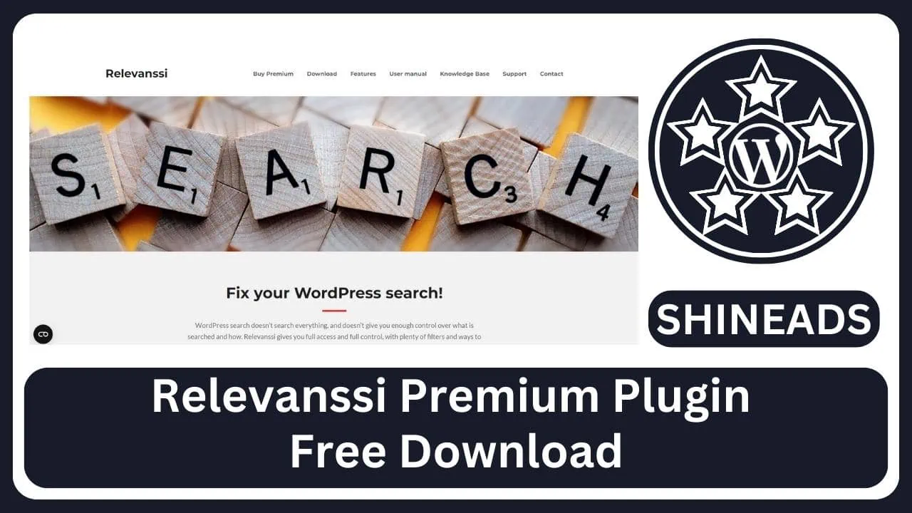 Relevanssi Premium Plugin Free Download v2.30.0