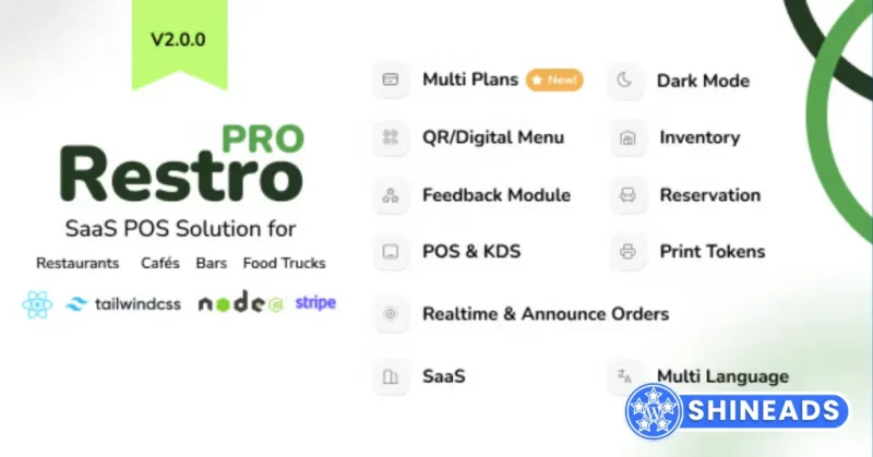 RestroPRO SaaS – POS software for Restaurant, Cafe, Food Truck Free Download 1.8.0