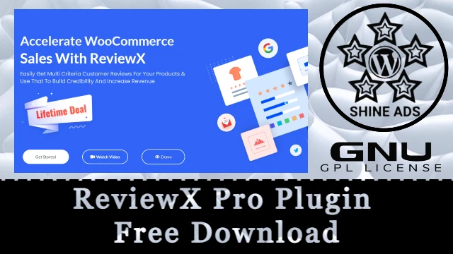 ReviewX Pro Plugin Free Download v1.4.10