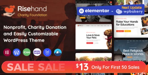 RiseHand WordPress Theme  Free Download v1.1