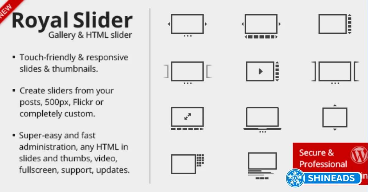 RoyalSlider Plugin – Touch Content Slider for WordPress Free Download v3.4.3