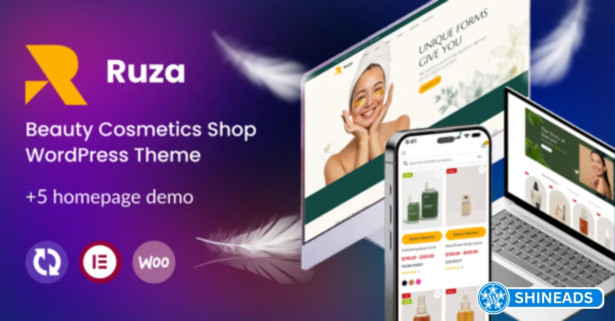 Ruza Theme – Beauty Cosmetics Shop WordPress Theme Free Download v1.0.14