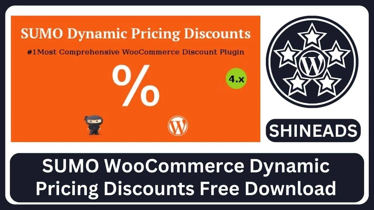 SUMO WooCommerce Dynamic Pricing Discounts Free Download v6.3.0