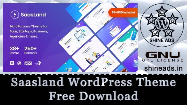 Saasland WordPress Theme Free Download v3.7.8