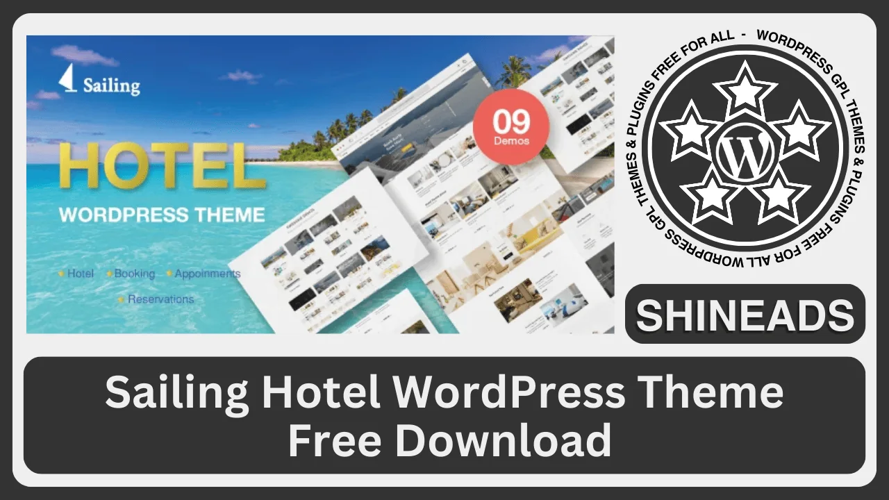 Sailing Hotel WordPress Theme Free Download v4.4.4