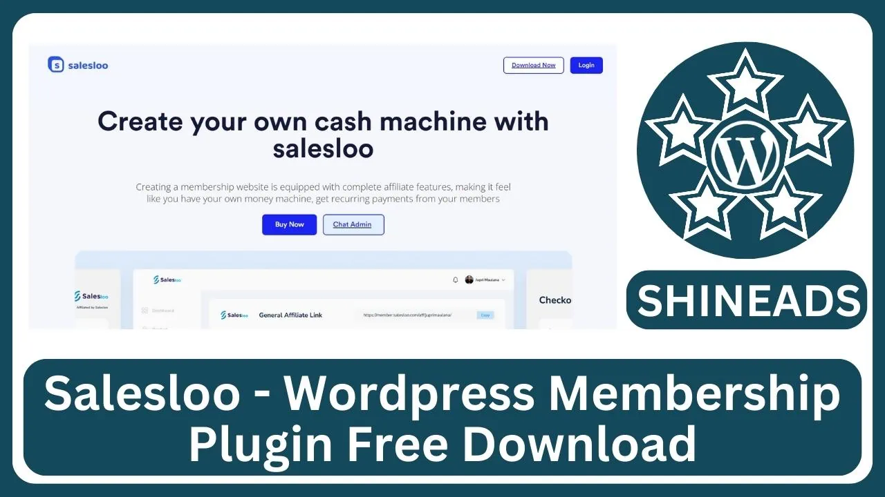 Salesloo – WordPress Membership Plugin  Free Download v2.6.0