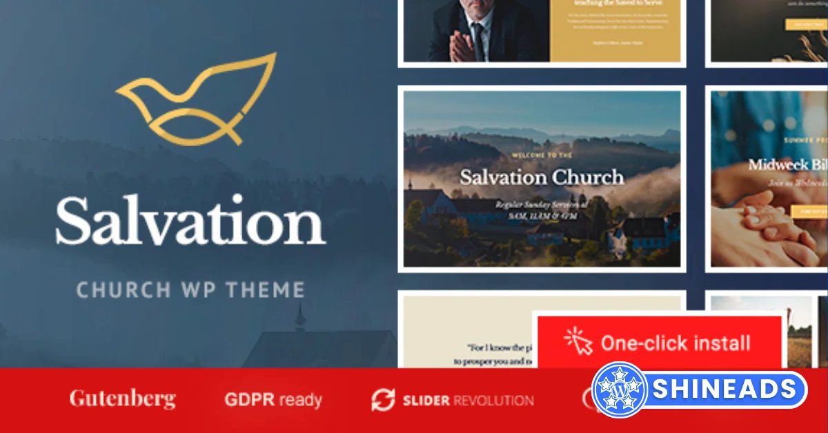 Salvation Theme – Church & Religion WP Theme Free Download v1.3.4