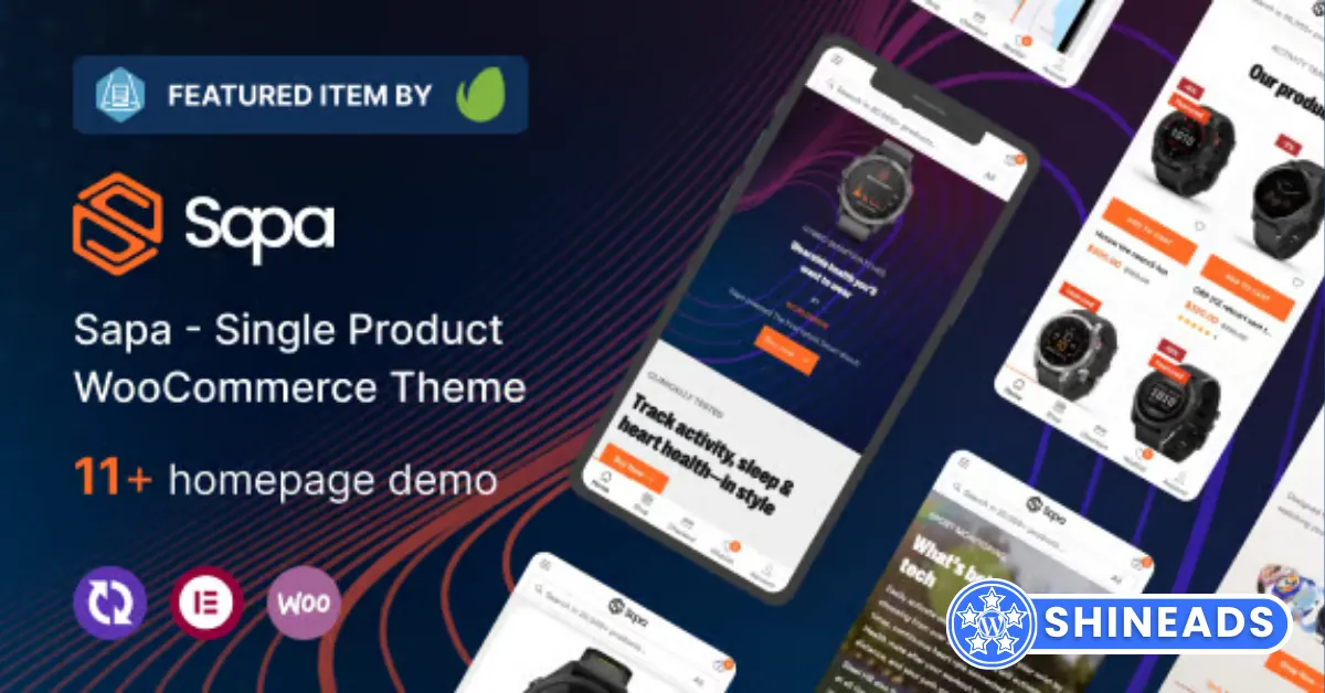 Sapa – Product Landing Page WooCommerce Theme Free Download v1.1.25