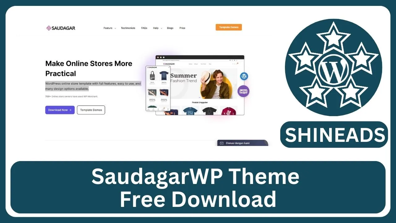 SaudagarWP Theme Free Download v2.32.9