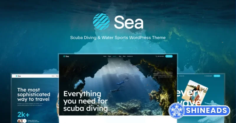 Sea – Scuba Diving & Water Pports WordPress Theme Free Download 1.2.2