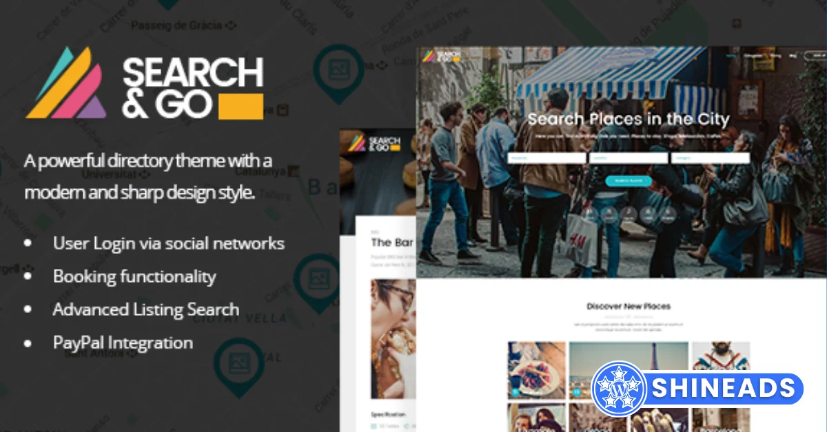 Search & Go Theme – Modern Smart Directory WordPress Websites Free Download v2.8.1