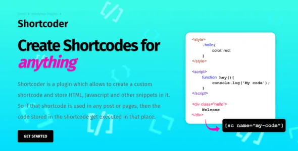Shortcoder Pro Plugin  Free Download v6.3.2