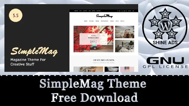 SimpleMag Theme Free Download v5.5