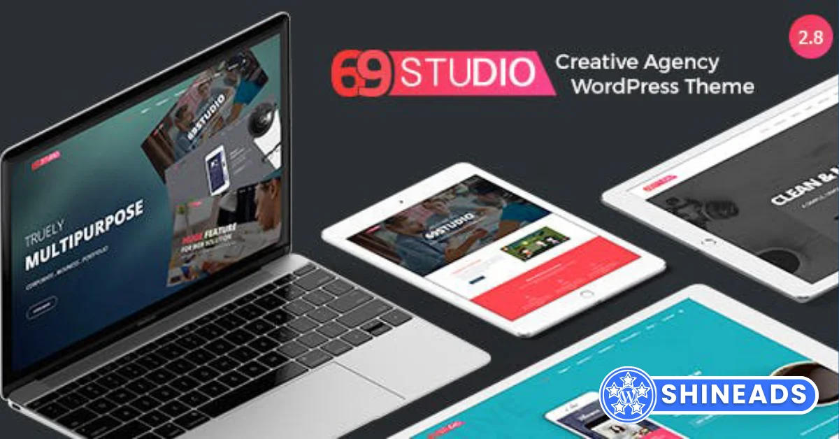 SixtyNineStudio – Creative Agency WordPress Theme  Free Download v2.9.0