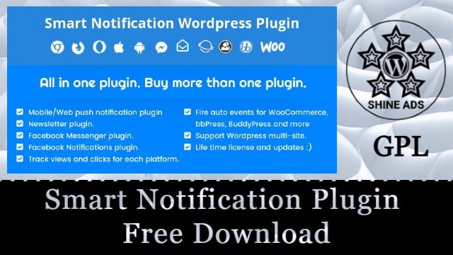 Smart Notification Plugin Free Download v10.3