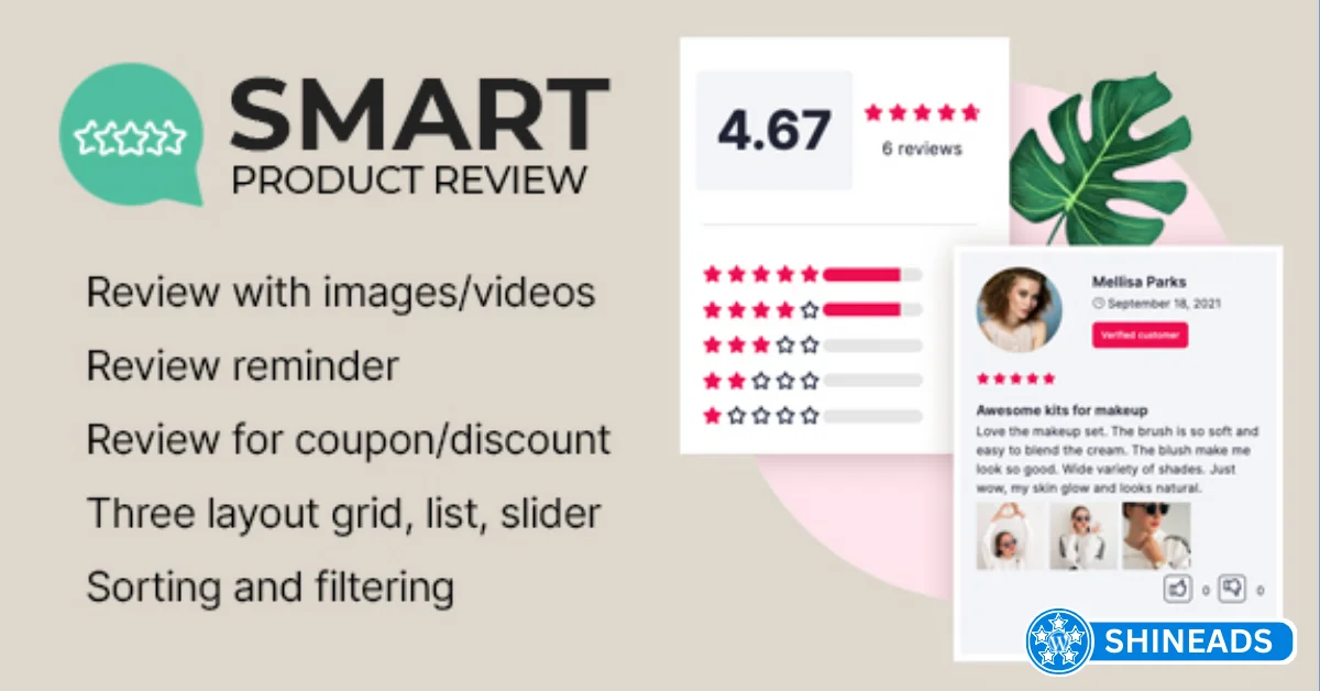 Smart Product Review For WooCommerce Free Download v2.0.4