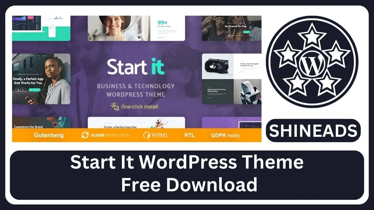 Start It WordPress Theme Free Download v1.2.8
