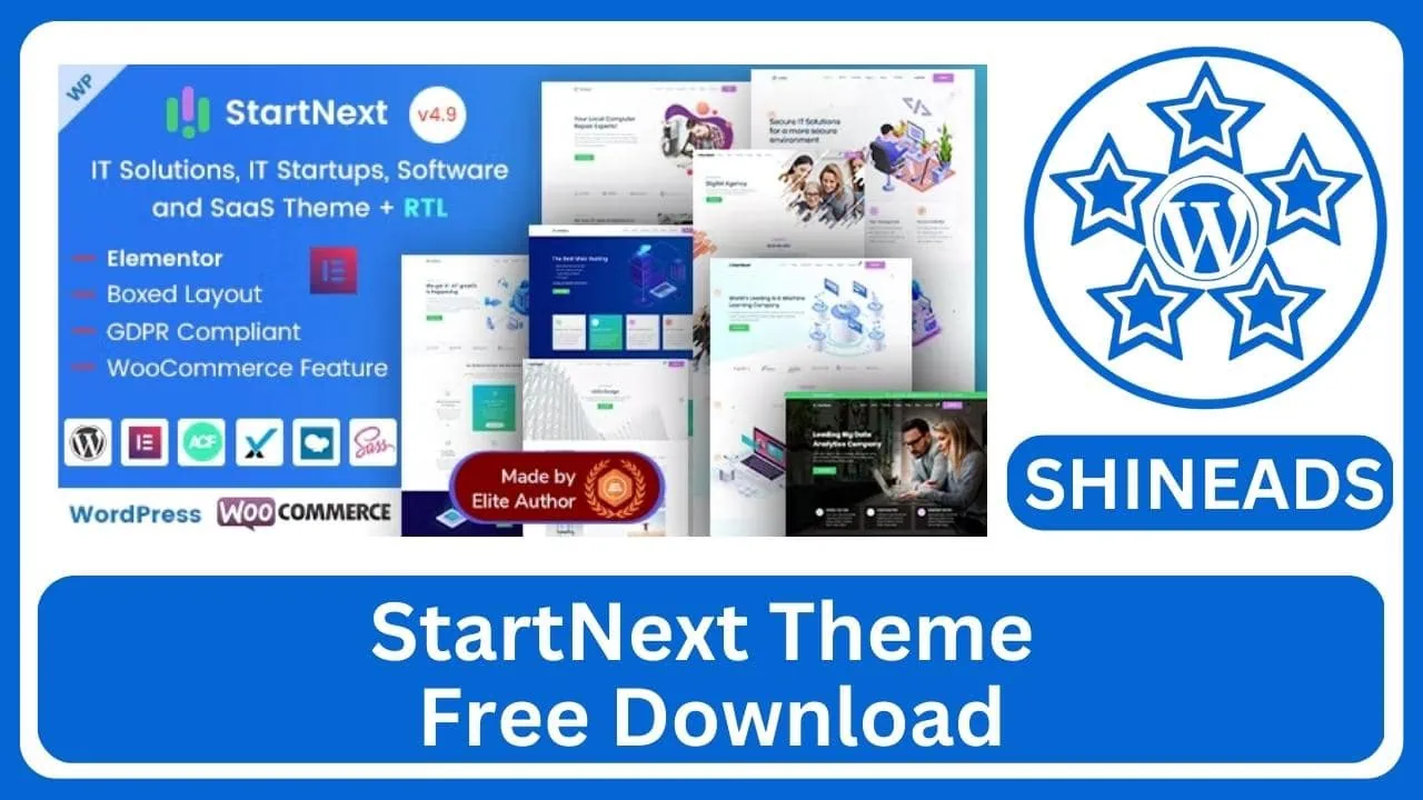 StartNext Theme Free Download v5.5